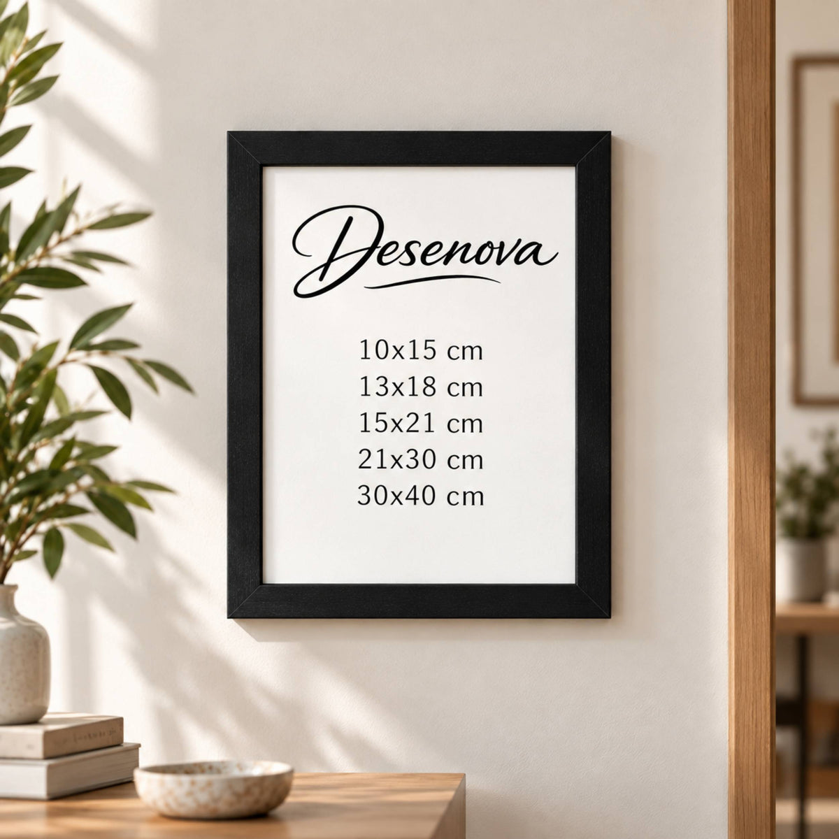 Modern Siyah Resim ve Fotoğraf Çerçevesi