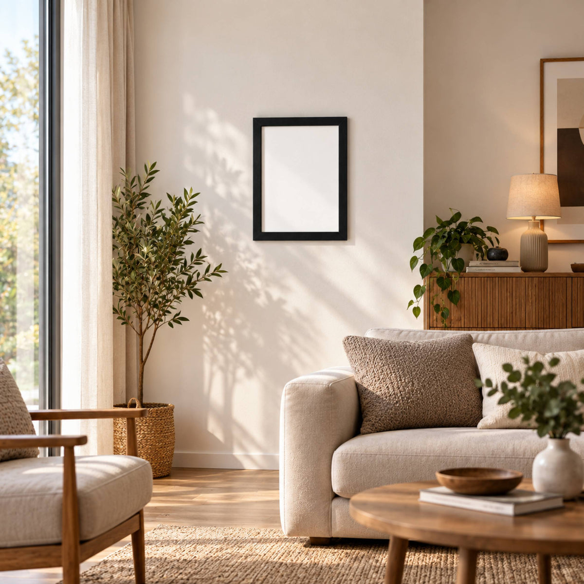Modern Siyah Resim ve Fotoğraf Çerçevesi