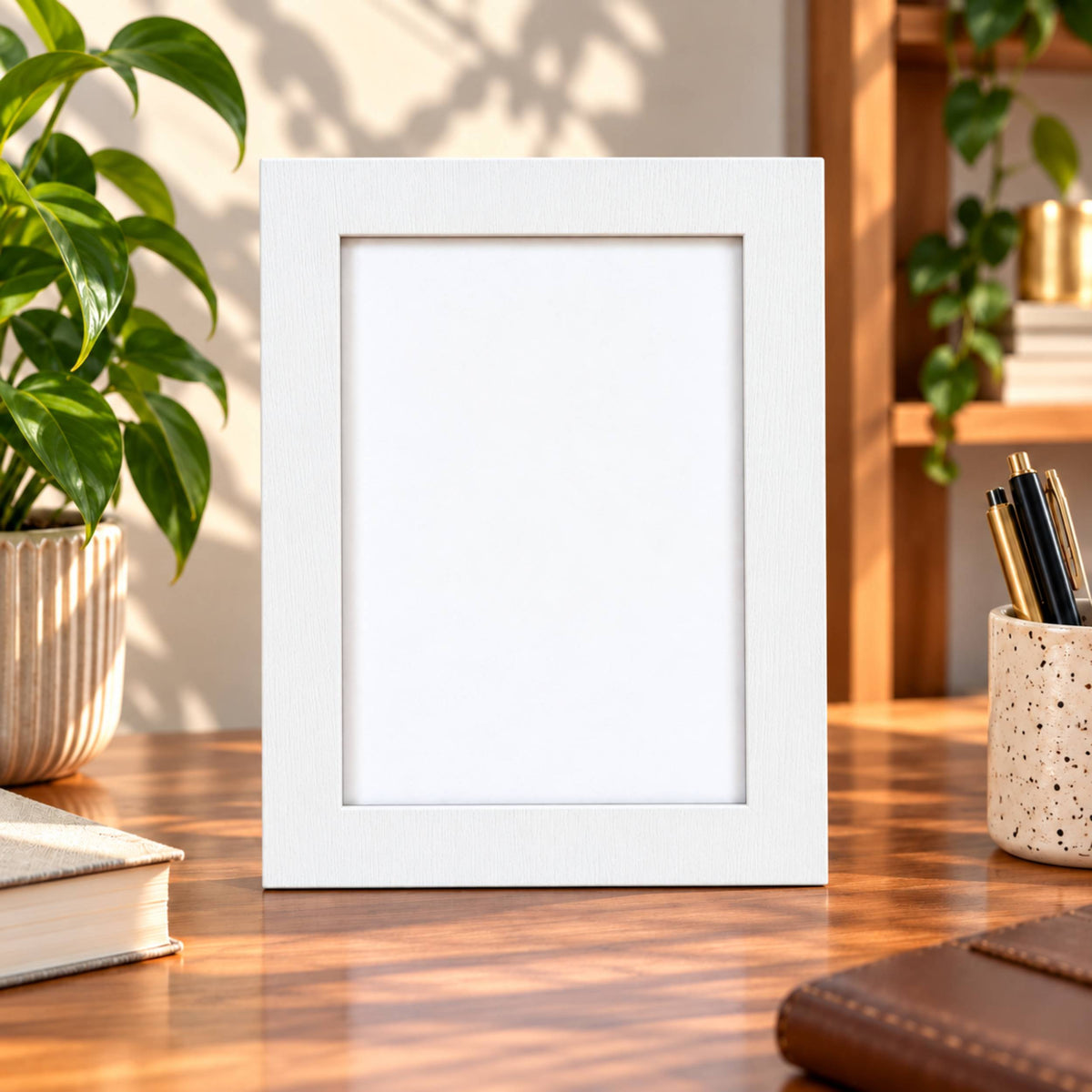 Beyaz MDF Çerçeve – Modern Dekoratif Fotoğraf ve Poster Çerçevesi