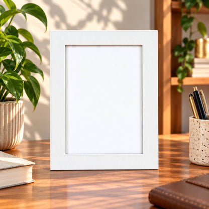 Beyaz MDF Çerçeve – Modern Dekoratif Fotoğraf ve Poster Çerçevesi
