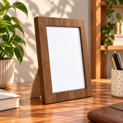 Doğal Ahşap Görünümlü MDF Çerçeve – Dekoratif Fotoğraf ve Poster Çerçevesi