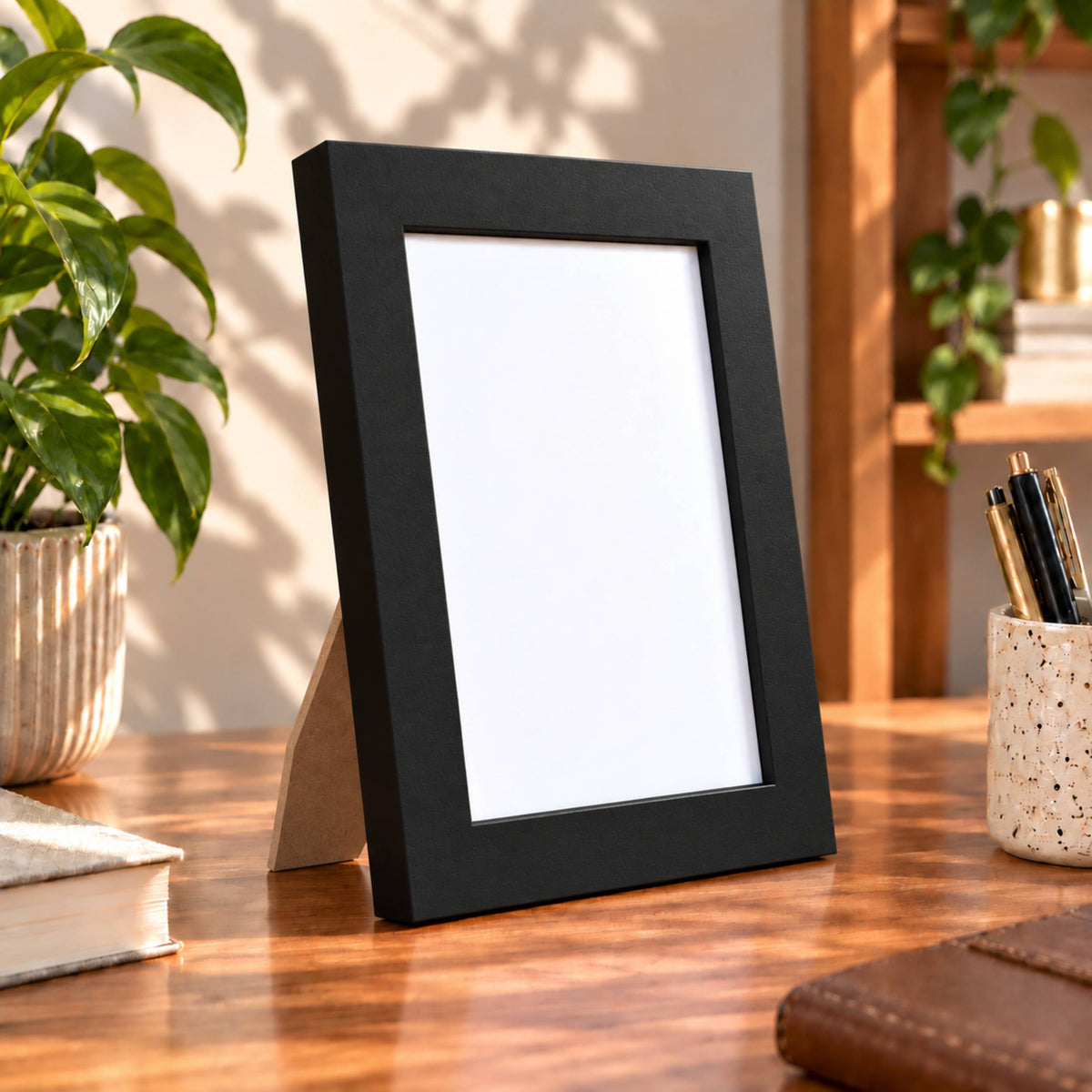Siyah MDF Çerçeve – Modern Dekoratif Fotoğraf ve Poster Çerçevesi
