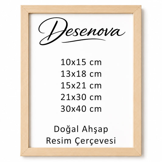 Doğal Ahşap Çerçeve