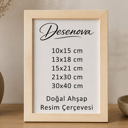 Doğal Ahşap Çerçeve