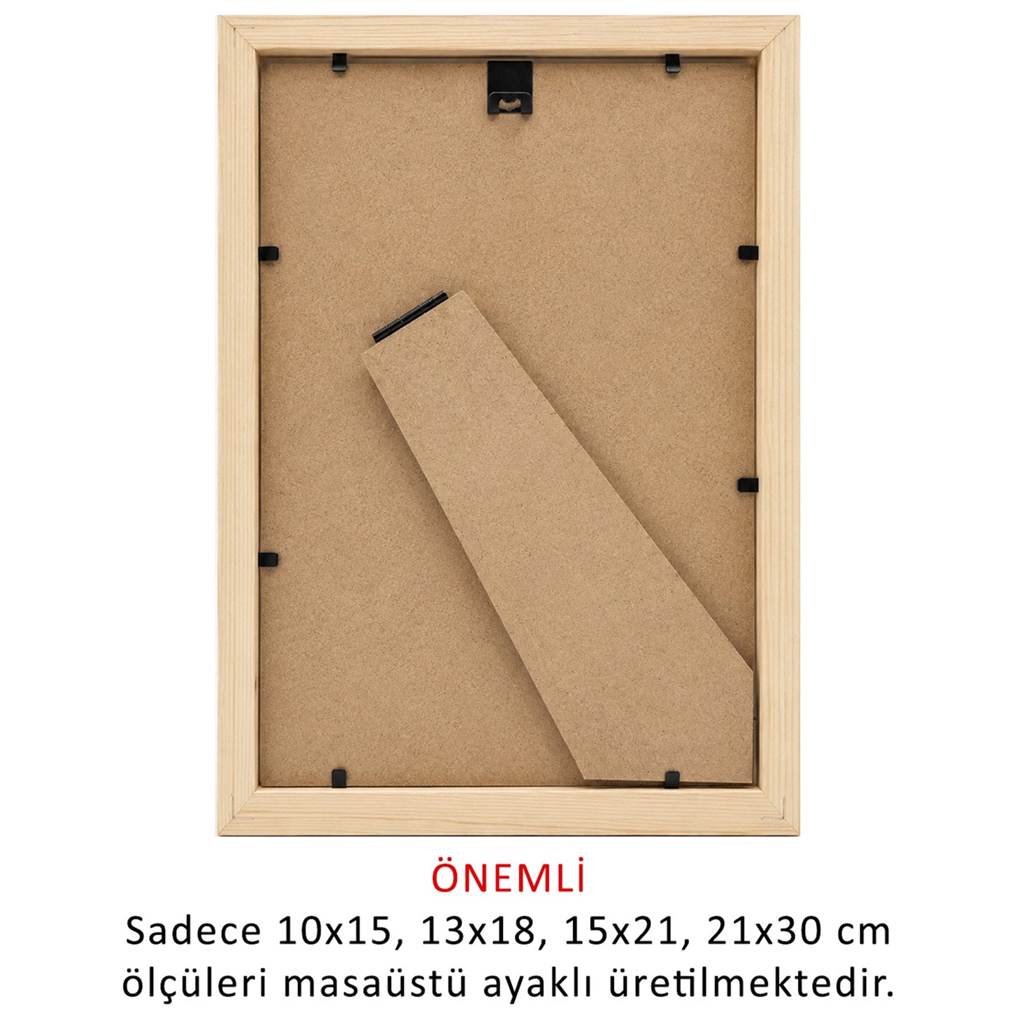 Minimalist Ay Evreleri Lazer Kesim Motifli Ahşap Çerçeve