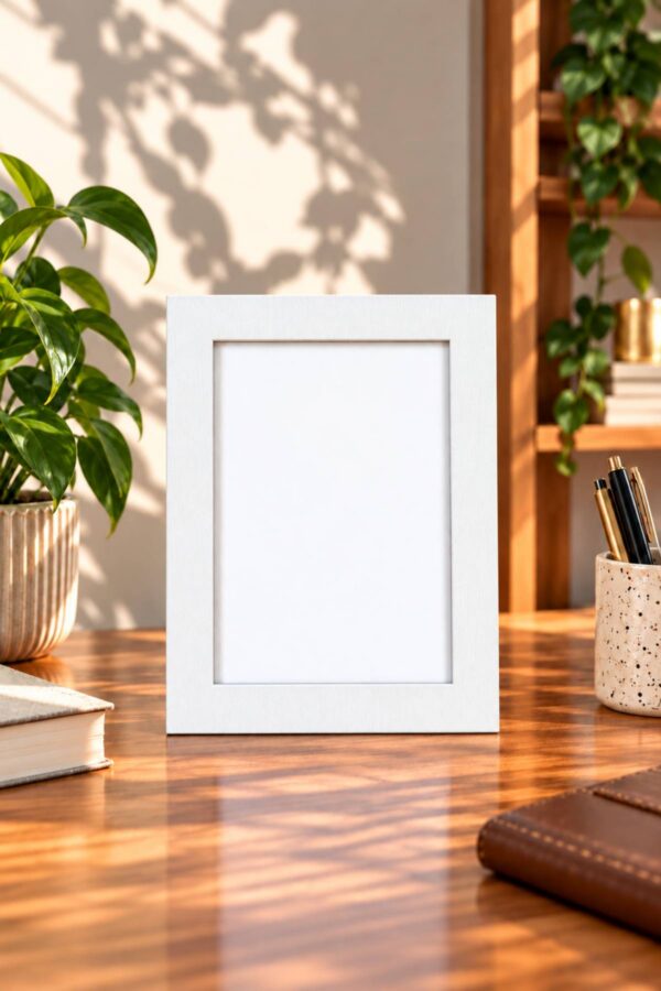 Beyaz MDF Çerçeve – Modern Dekoratif Fotoğraf ve Poster Çerçevesi
