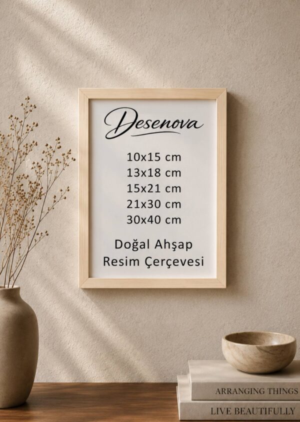 Doğal Ahşap Çerçeve