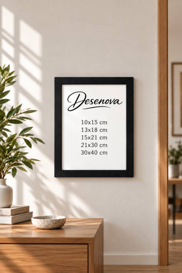Modern Siyah Resim ve Fotoğraf Çerçevesi