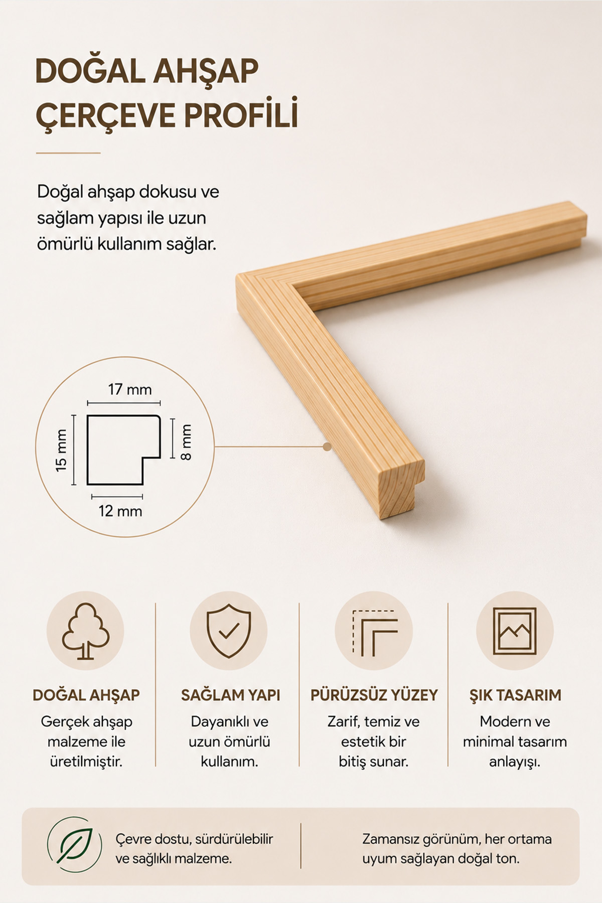 Zeytin Dalı Motifli Siyah MDF Çerçeveli Duvar Dekoru